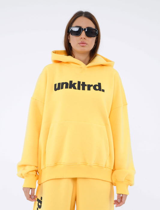 A-Yellow signature hoodie